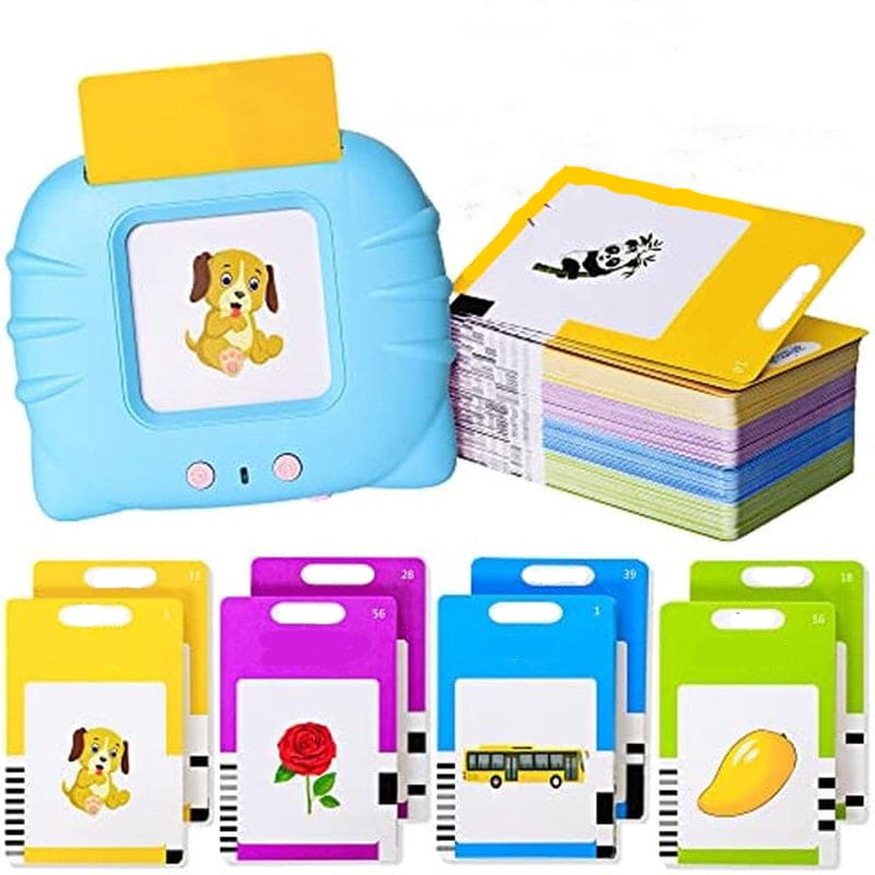 Talking Flash Cards Early Educational Toys Baby Boys Girls Preschool Learning Reading Machine Interactive Gift