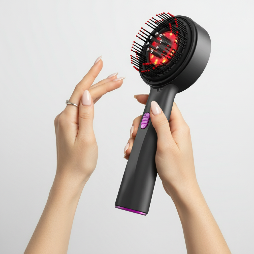 LUAFO™ UltraStim™ LED Hair Brush