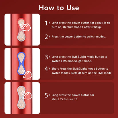 LUAFO™ LauraStim™ LED Hair Brush