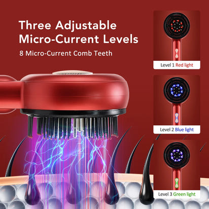 LUAFO™ LauraStim™ LED Hair Brush
